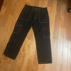 Men's Black Cargo Pants